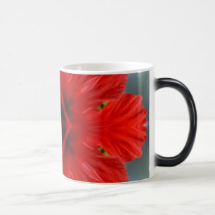 Caneca Mágica Flor Vermelha