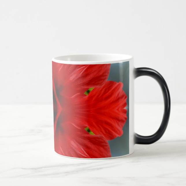 Caneca Mágica Flor Vermelha (Direita)