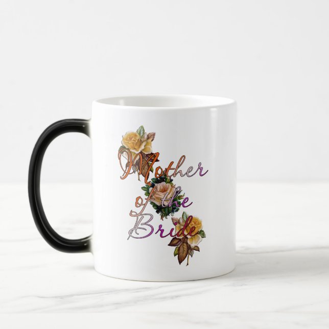 Caneca Mágica Floral Mãe da Noiva (Esquerda)