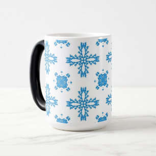 Caneca Mágica Flores de Artdeco no Estilo Retroativo