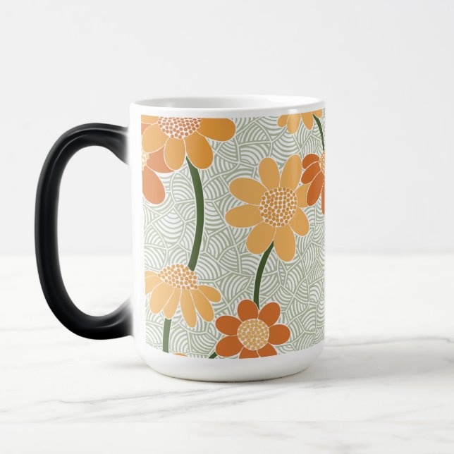 Caneca Mágica Flores retrorreflectoras bonito mudas na década de (Esquerda)