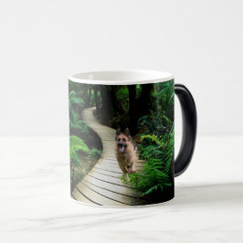 Caneca Mágica Floresta tropical do german shepherd