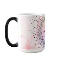 Folha rosa Prateada Espetada, Personalizada