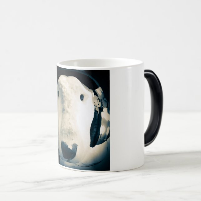Caneca Mágica Fones de ouvido de visto Bull Terrier Inglês (Frente Esquerda)