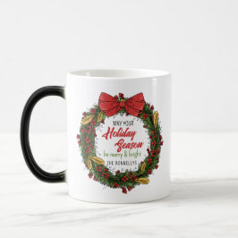 Caneca Mágica Fora de Natal Elegante Personalizar Mug