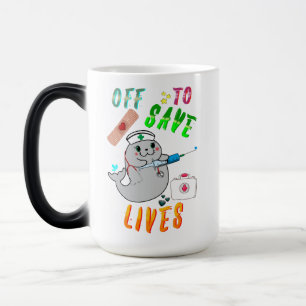 Caneca Mágica Fora Para Salvar Vidas