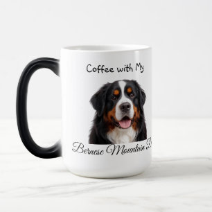 Caneca Mágica   Foto de animal de estimação Bernese Mountain Dog