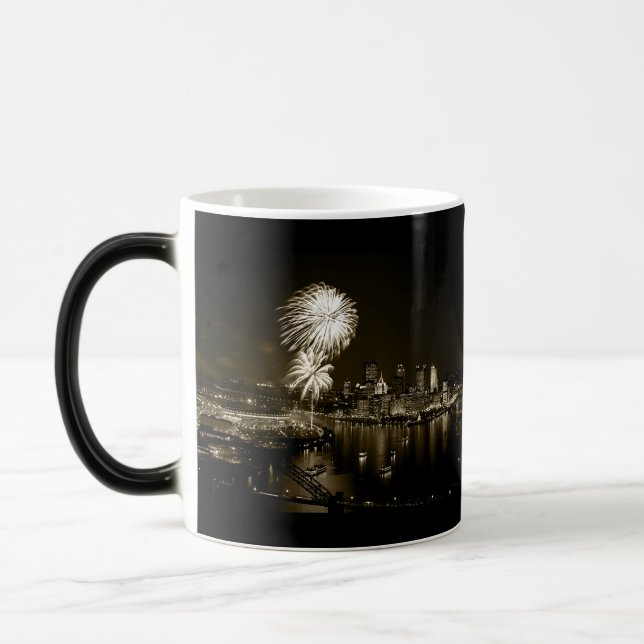 Caneca Mágica Foto mágica Mug de Pittsburgh (Esquerda)