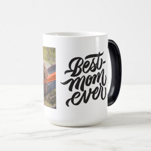 Caneca Mágica Foto Personalizada do Melhor Script Moderno da Mãe