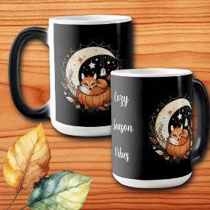 Caneca Mágica Fox e Fantasma do Halloween Personalizados