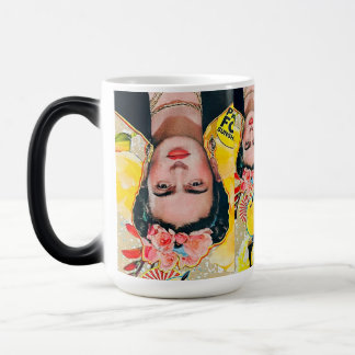 Caneca Mágica FRIDA K. Clássica Mug, 15 oz Coffee Mug
