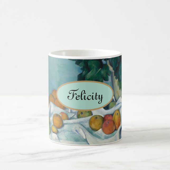 Caneca Mágica Fruta personalizada de Paul Cezanne (Centro)
