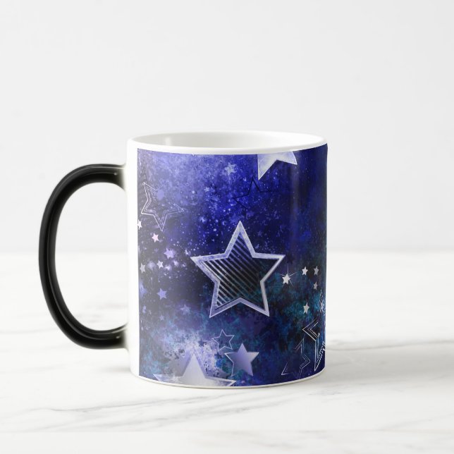Caneca Mágica Fundo Espacial com Estrelas (Esquerda)