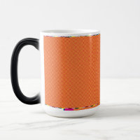 fundo laranja e amarelo com quadrados pequenos