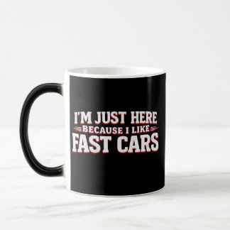 Caneca Mágica Funny Fast Cars Car Enthusiasts & Racing