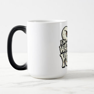 Caneca Mágica Funny "I'M WATCHING YOU" Retro Eyes Coffee Mug - O