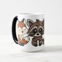 Furry Friends Raccoon, Fox e Squirrel
