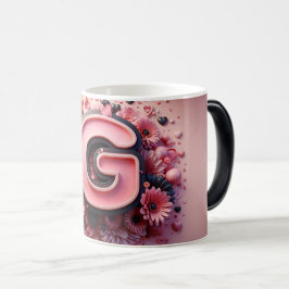 Caneca Mágica G Valentine Alphabet 3D
