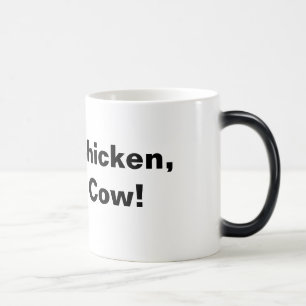 Caneca Mágica Galinha de Brown, vaca de Brown!