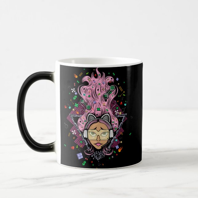 Caneca Mágica Gamer Girl (Esquerda)