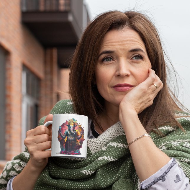 Caneca Mágica Ganesh Hindu Mug (Criador carregado)