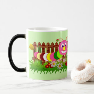 Caneca Mágica Garden Inseto Verde Cerca Verde Cuja Garota Funky
