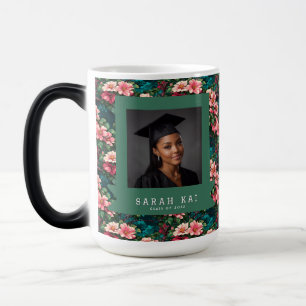 Caneca Mágica Gardênias Elegantes Faculdade de Florais Graduado