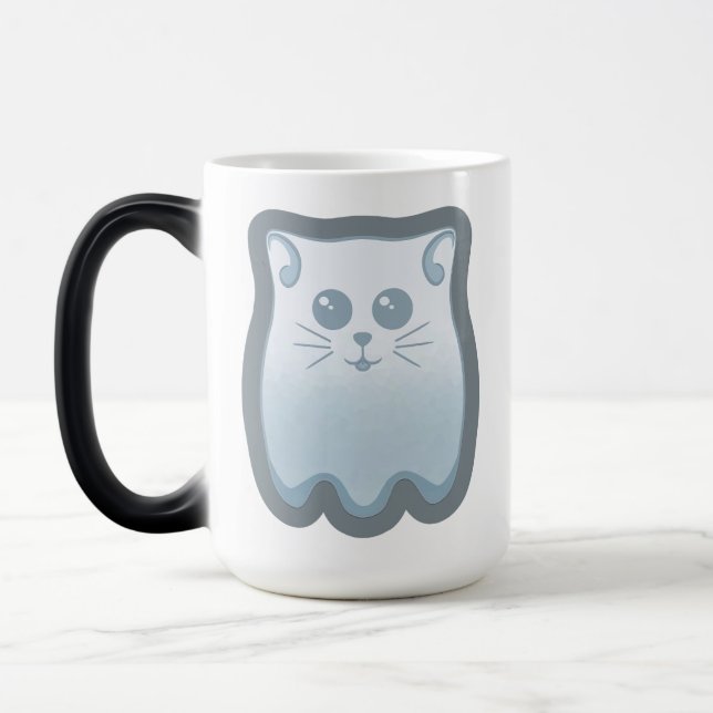 Caneca Mágica Gatinho fantasma (Esquerda)