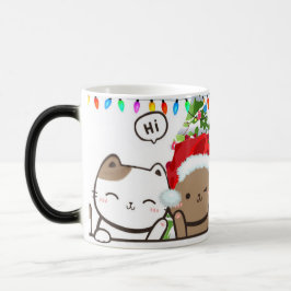 Caneca Mágica Gatinho Natal