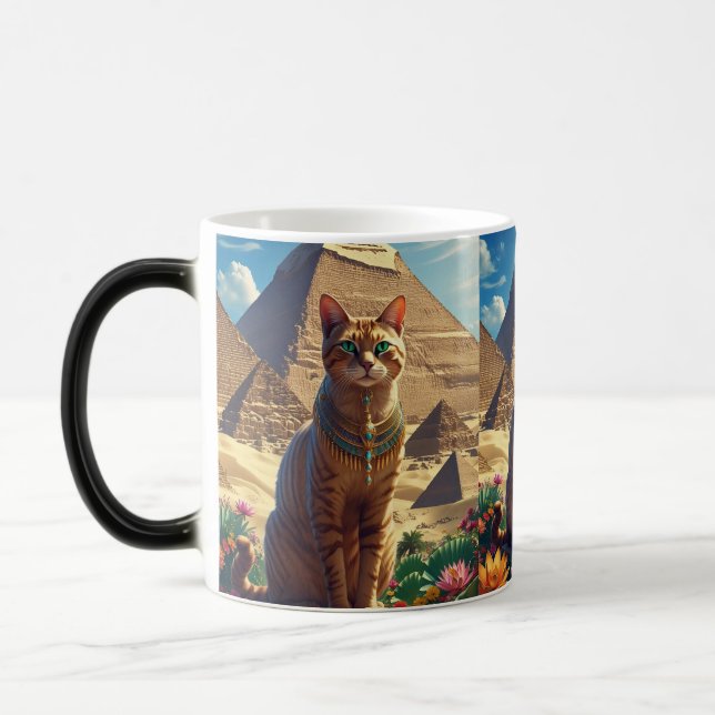 Caneca Mágica Gato antigo egito (Esquerda)