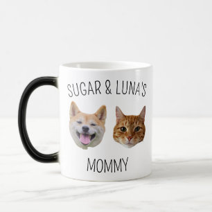 Caneca Mágica Gato de Cachorro Personalizado com Cara de Mug, pr