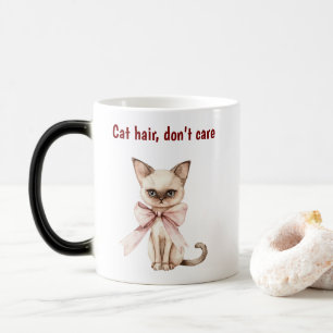 Caneca Mágica Gato de Gato Bonito com Cotação Engraçada