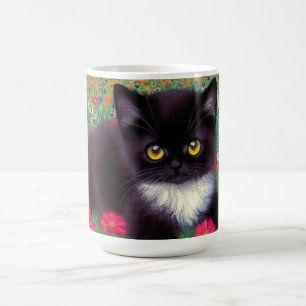 Caneca Mágica Gato de Smoking de Gustav Klimt