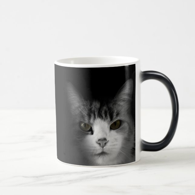 Caneca Mágica Gato em Black Morphing Mug (Direita)
