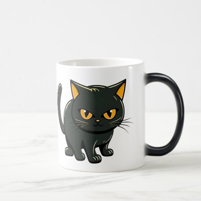 Caneca Mágica Gato Negro Mischievo e Crafty (Direita)