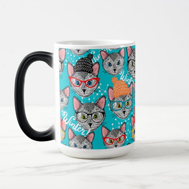 Caneca Mágica Gato no chapéu (Esquerda)