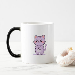 Caneca Mágica Gato Sonolento Personagem de Desenho Fofo