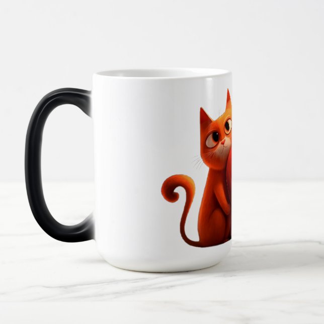 Caneca Mágica Gatos, Coração, animais de estimação (Esquerda)