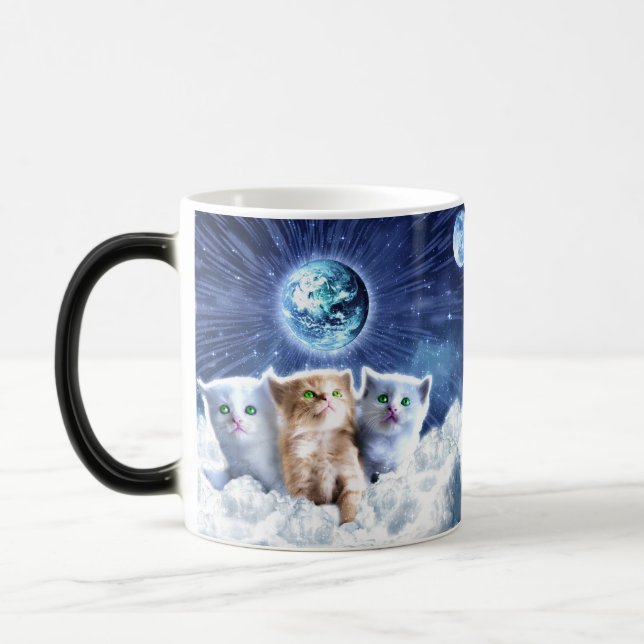 Caneca Mágica Gatos na nuvem (Esquerda)