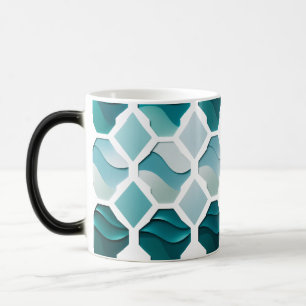 Caneca Mágica Geometria Das Ondas Do Oceano - Mug De Morfina A C