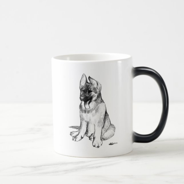 Caneca Mágica German shepherd (Direita)