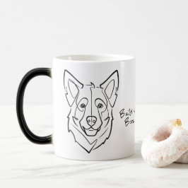 Caneca Mágica German Shepherd, Built to Protect, Born to Love!