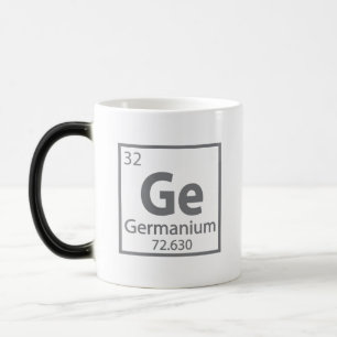 Caneca Mágica Germânio - Mesa periódica da ciência alemã