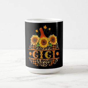 Caneca Mágica Gi Pumpkin Leopard Imprimir Xadrez de Búfalo de G