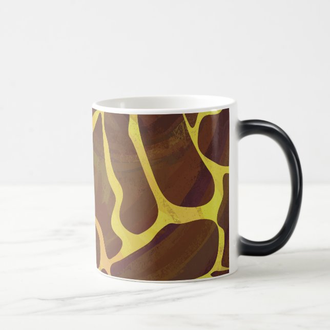 Caneca Mágica Giraffe Brown e Impressão Amarelo (Direita)