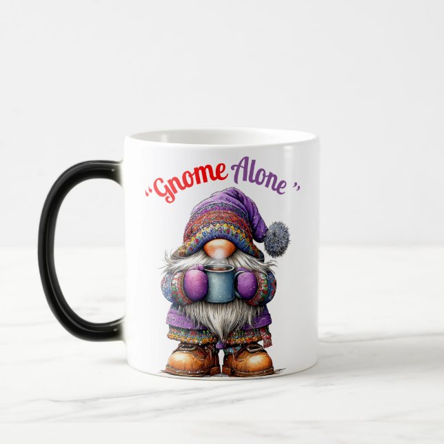 Caneca Mágica Gnome Alone (Esquerda)