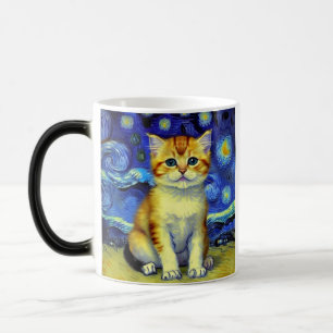 Caneca Mágica Góh Góh Frio Cote Starry Night Van Gogh