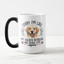 Golden Retriever Desculpe-me o Atraso Amante de Cã