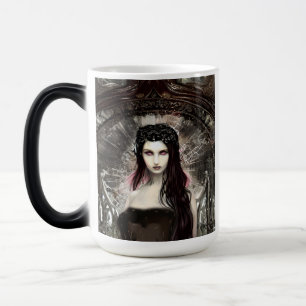 Caneca Mágica Gótica Steampunk Fallen Angel AI Art