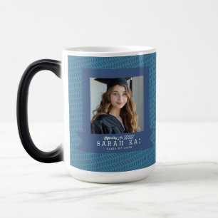Caneca Mágica Graduação de PhD com Estampa Geométrica Clássica